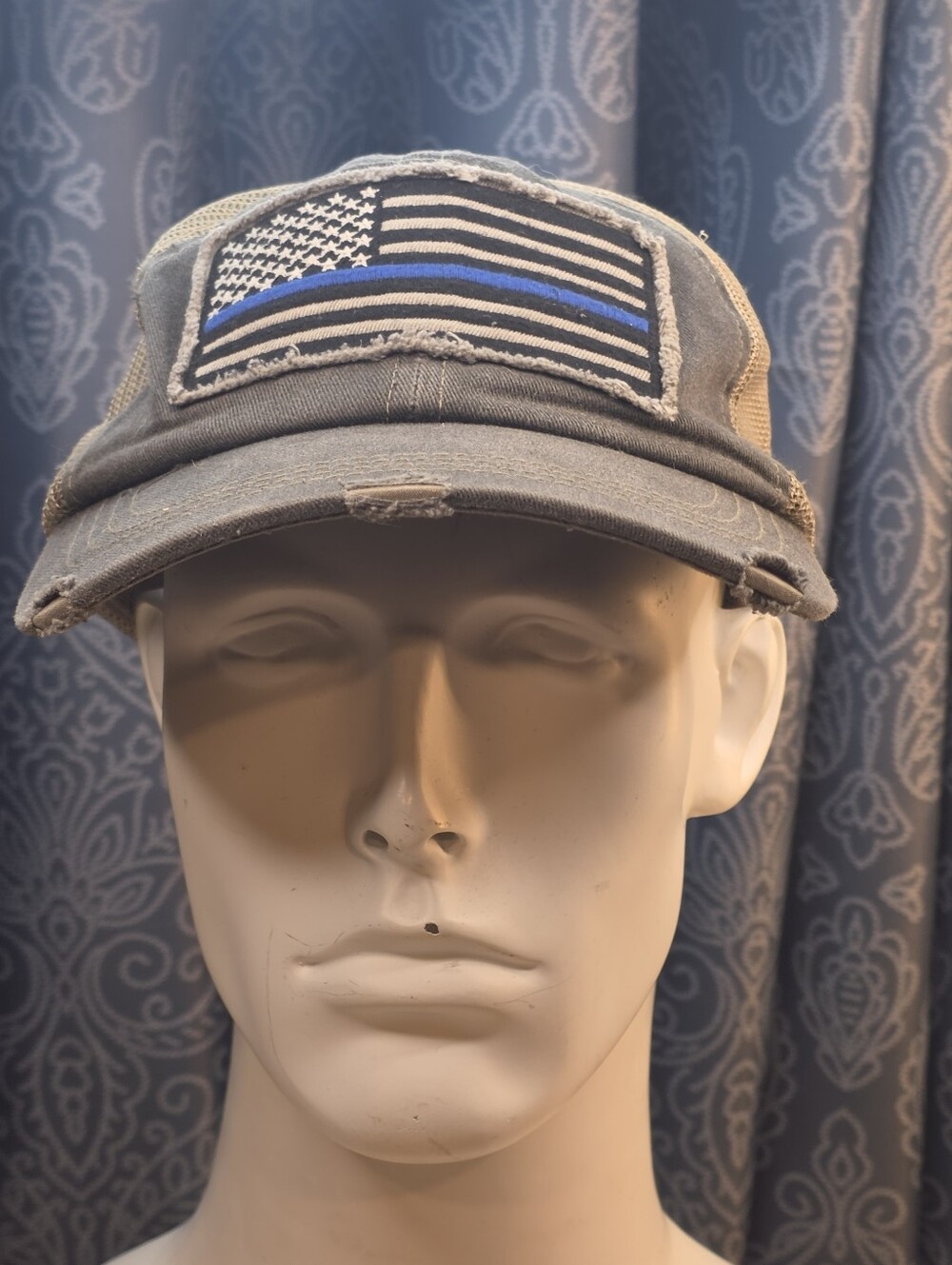 KBETHOS USA American Flag Vintage Cotton Distressed Stitch Baseball Cap Hat